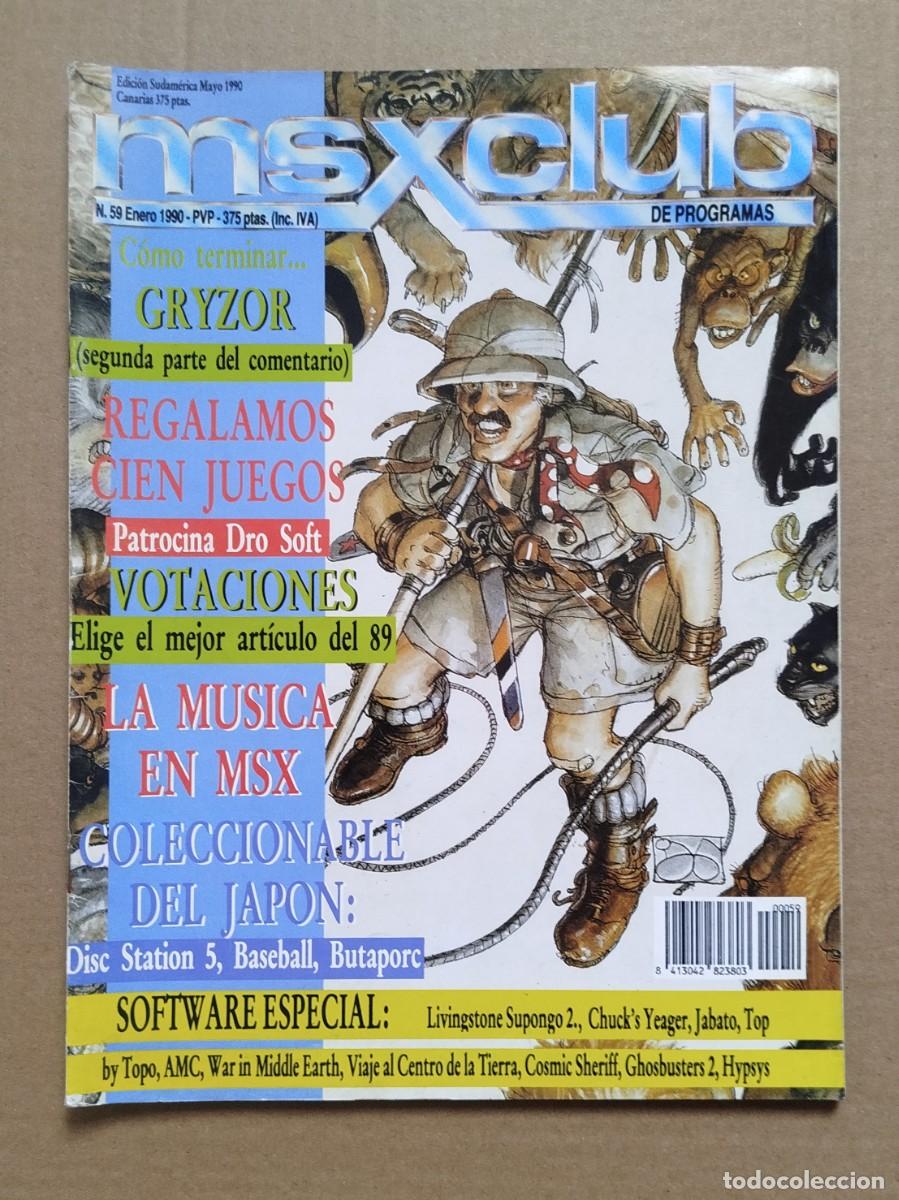 Videojogos e Consolas: Revista MSX Club N&uacute;mero 59 Enero 1990
