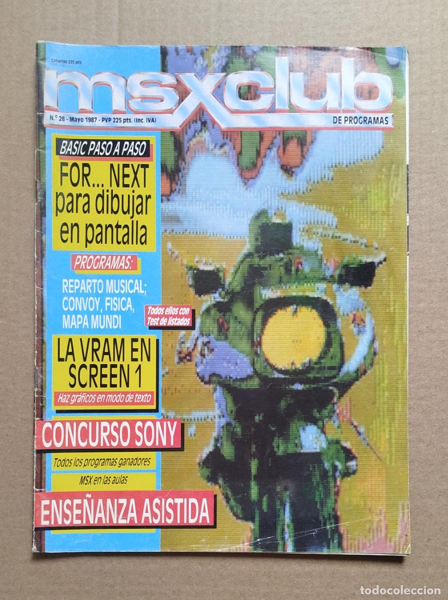 Videojuegos y consolas: Revista MSX Club N&uacute;mero 28 Mayo 1987
