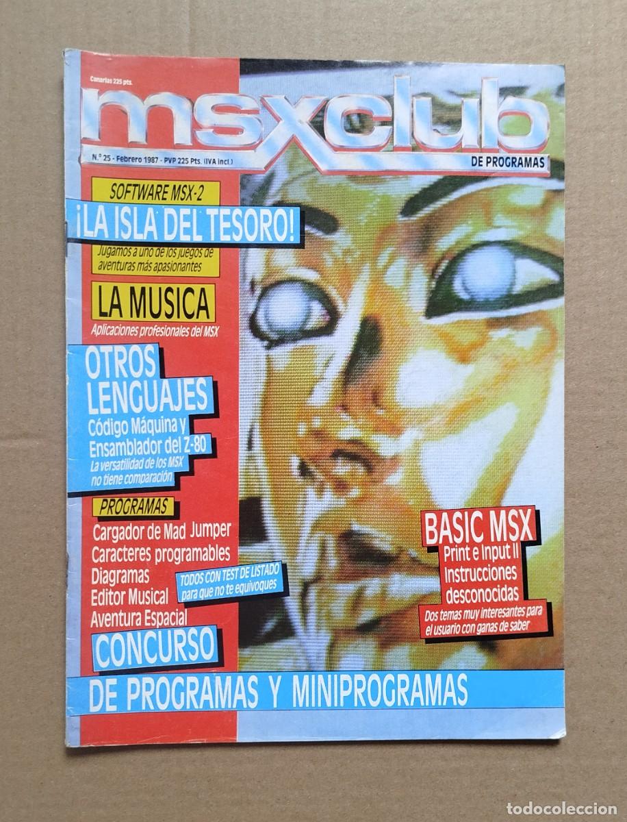 Videojuegos y consolas: Revista MSX Club N&uacute;mero 25 Febrero 1987