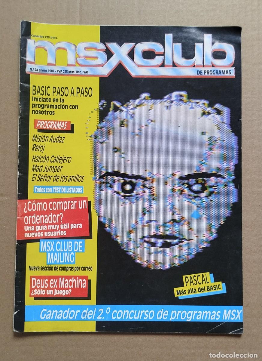 Videojuegos y consolas: Revista MSX Club N&uacute;mero 24 Enero 1987