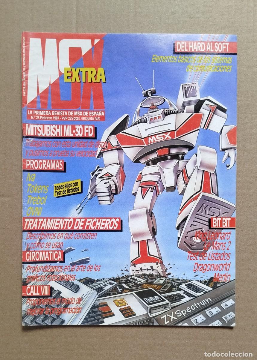 Videojuegos y consolas: Revista MSX Extra N&uacute;mero 28 Febrero 1987