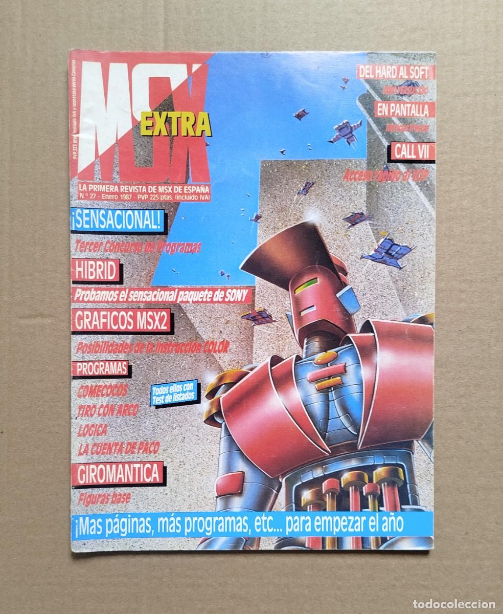 Videojuegos y consolas: Revista MSX Extra N&uacute;mero 27 Enero 1987