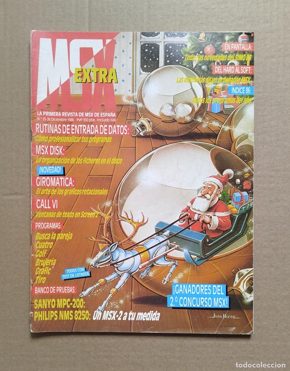 Videojuegos y consolas: Revista MSX Extra N&uacute;mero 25-26 Diciembre 1986