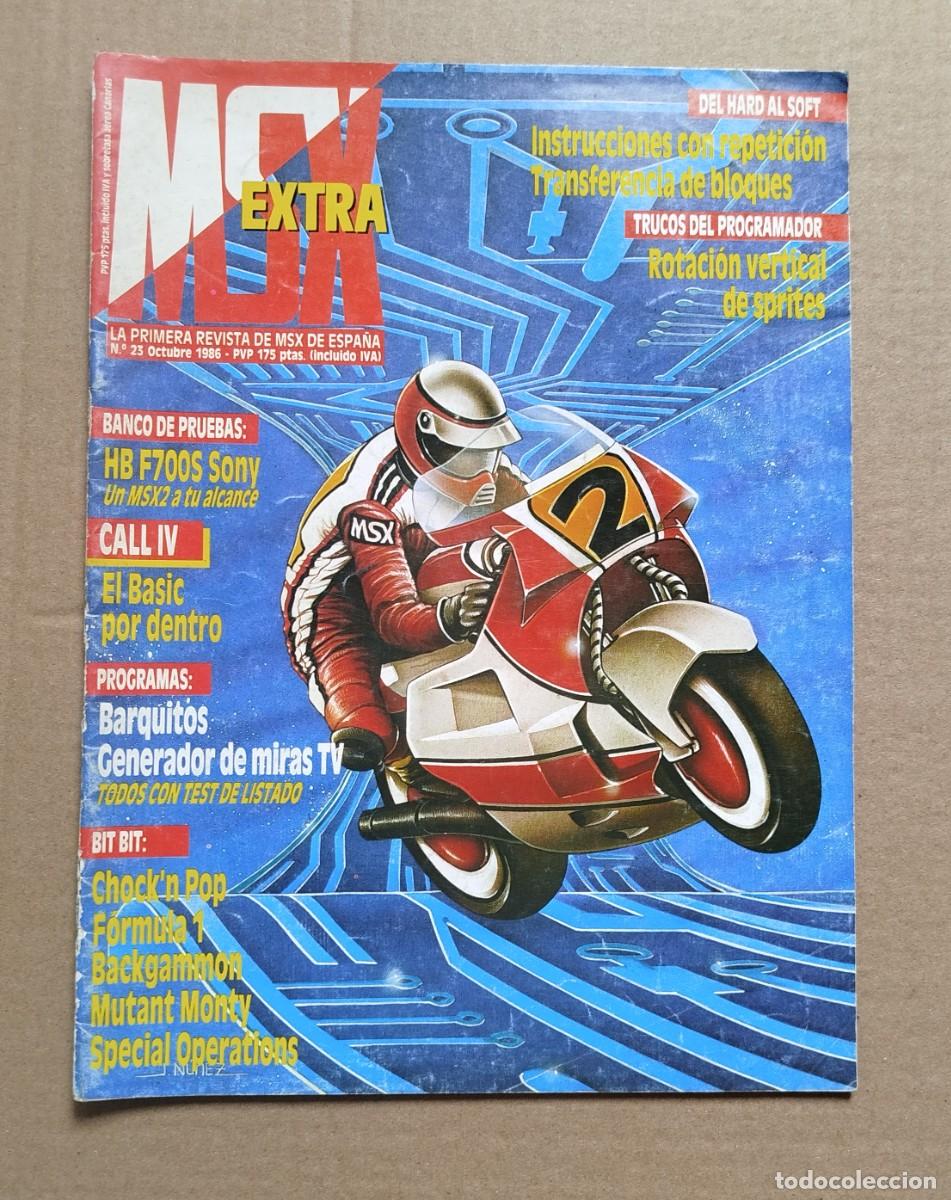 Videojuegos y consolas: Revista MSX Extra N&uacute;mero 23 Octubre 1986