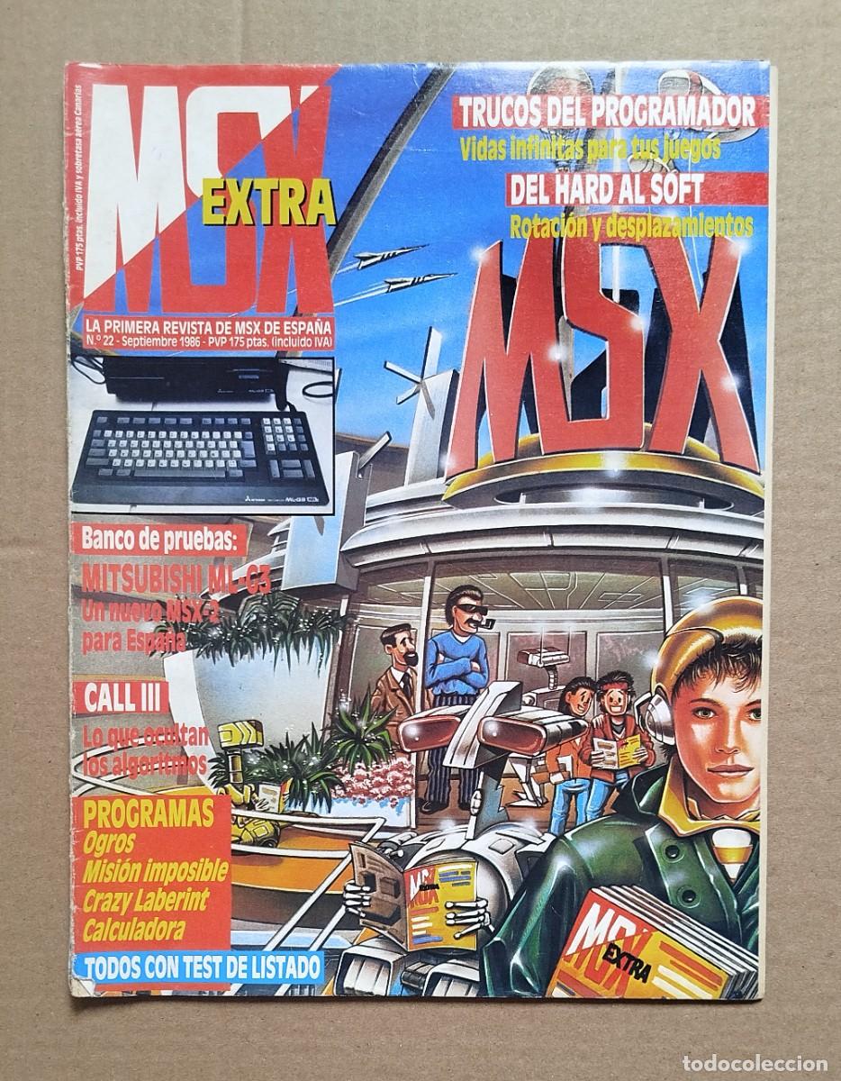 Videojuegos y consolas: Revista MSX Extra N&uacute;mero 22 Septiembre 1986