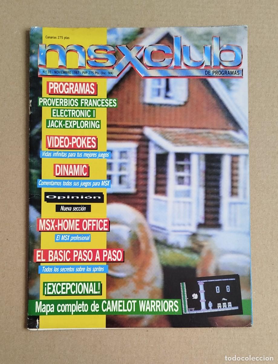 Videojuegos y consolas: Revista MSX Club N&uacute;mero 35 Noviembre 1987 DA&Ntilde;ADA