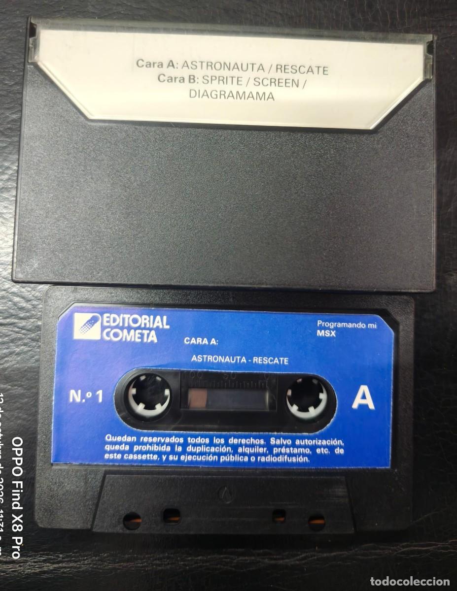 Videojuegos y consolas: JUEGO PROGRAMANDO MI MSX 1 ASTRONAUTA, RESCATE CONSOLA MSX EDITORIAL COMETA - Foto 2