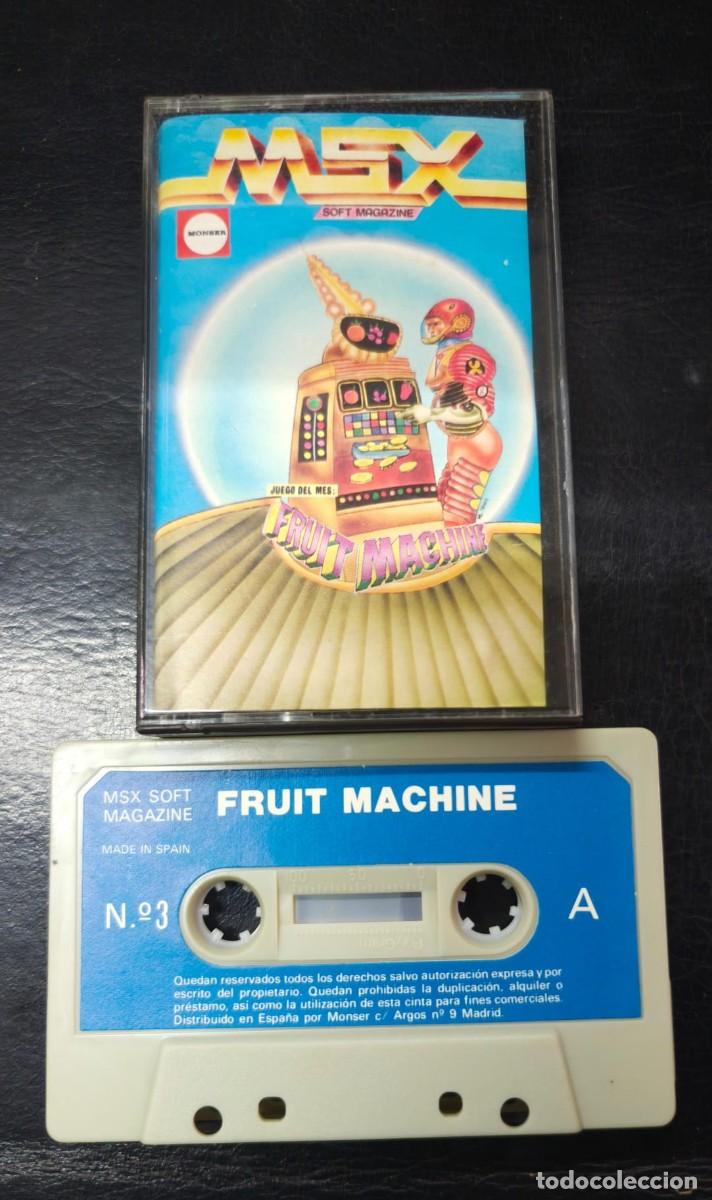 Videojuegos y consolas: JUEGO FRUIT MACHINE CONSOLA MSX MAGAZINE 3 POLYGRAM 1985 - Foto 1
