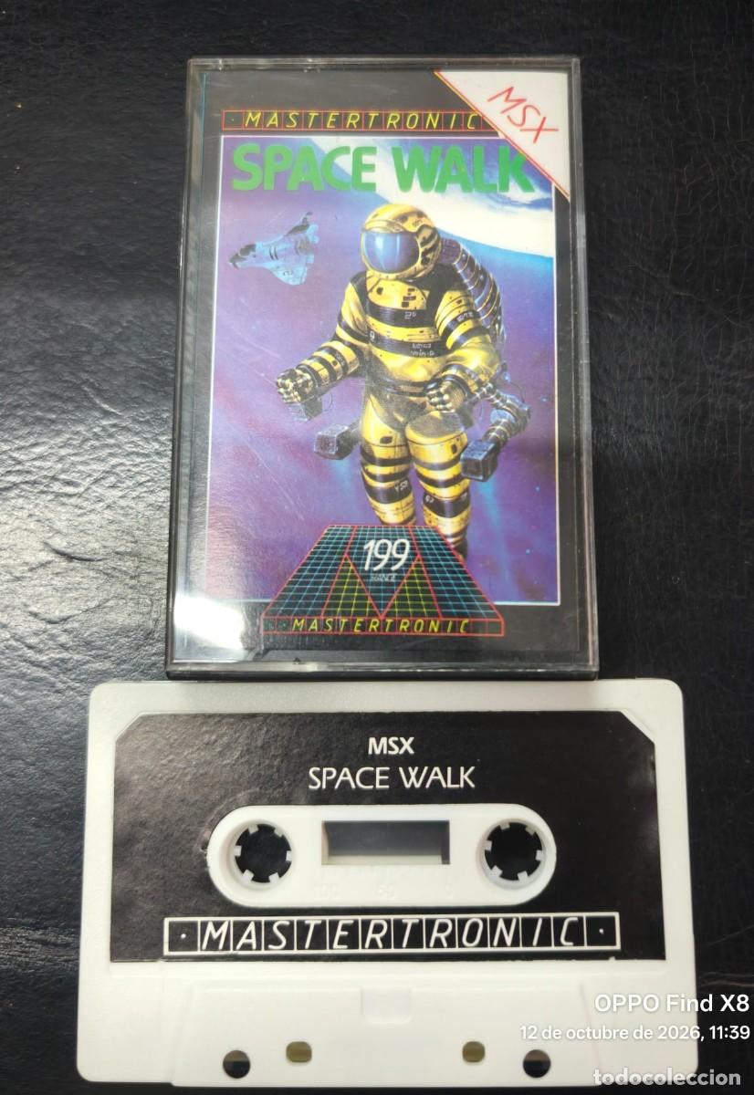 Videogiochi e Consoli: JUEGO SPACE WALK CONSOLA MSX MASTERTRONIC JUEGO SIMULACION Y PLATAFORMA ESPACIAL