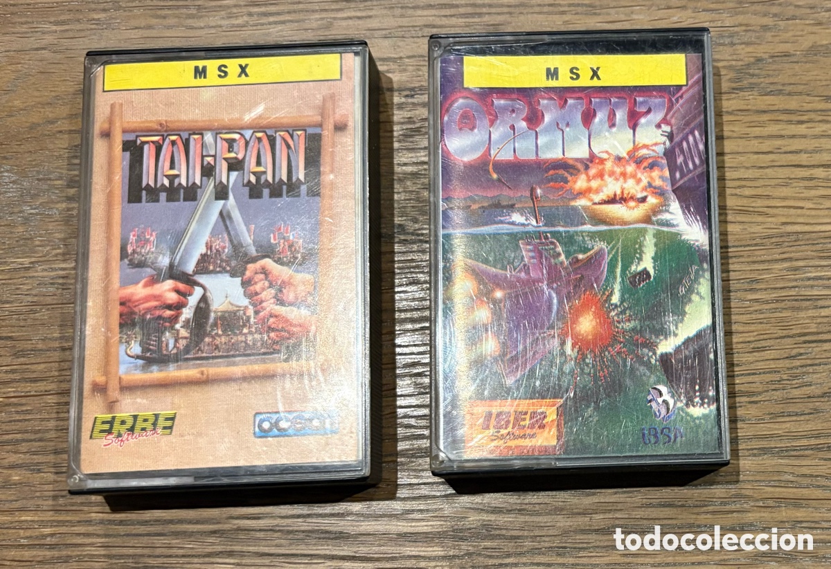 Video Games and Consoles: JUEGOS MSX TAIPAN+ORMUZ