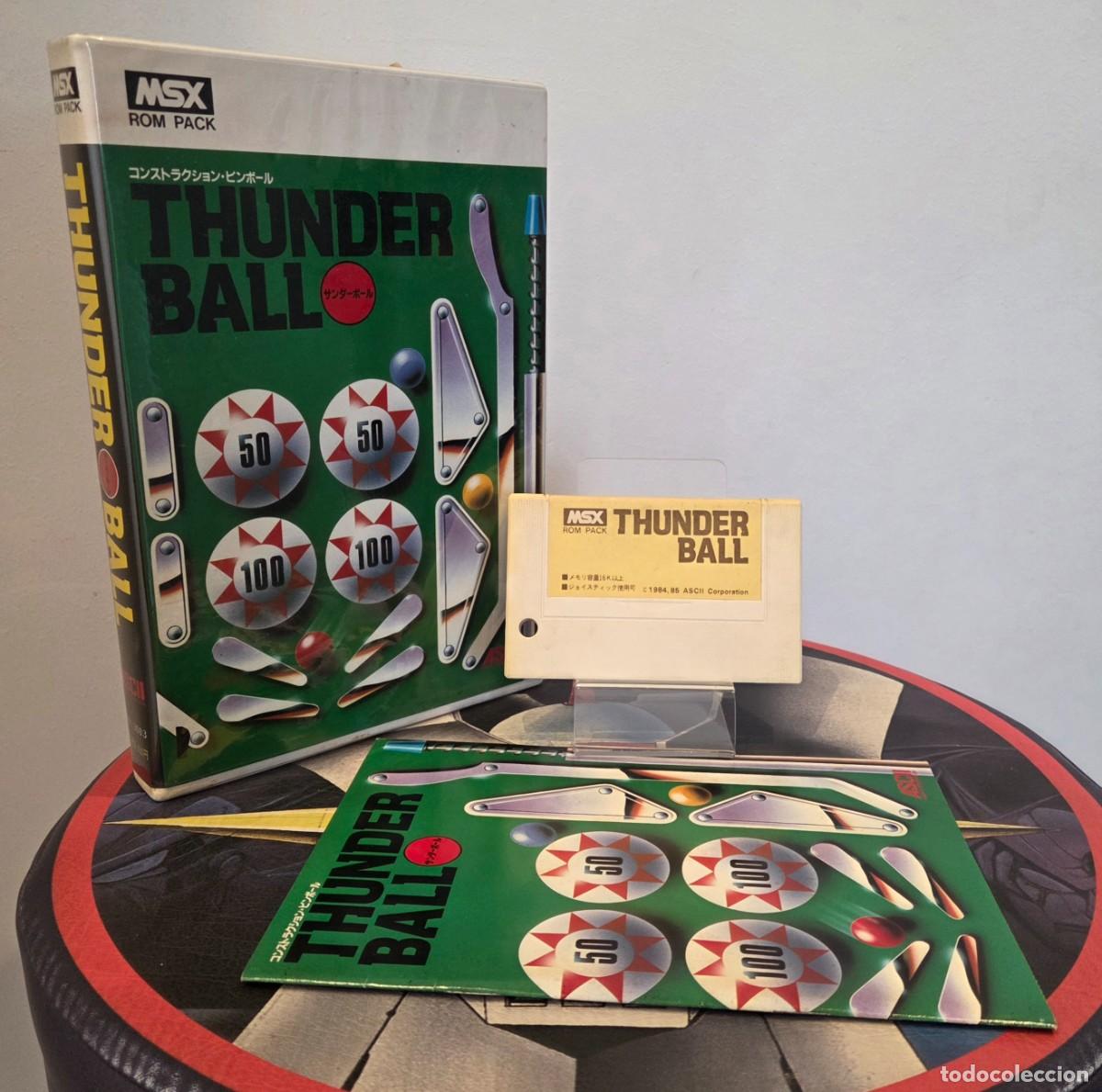 Videojuegos y consolas: MSX Thunder Ball CIB 1985 - Foto 1