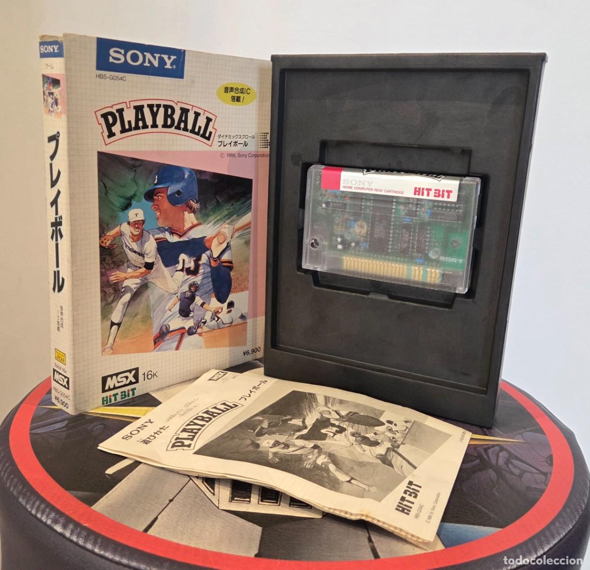 Videojuegos y consolas: Playball MSX 1986 SONY HitBit HBS-G054C CIB - Foto 1