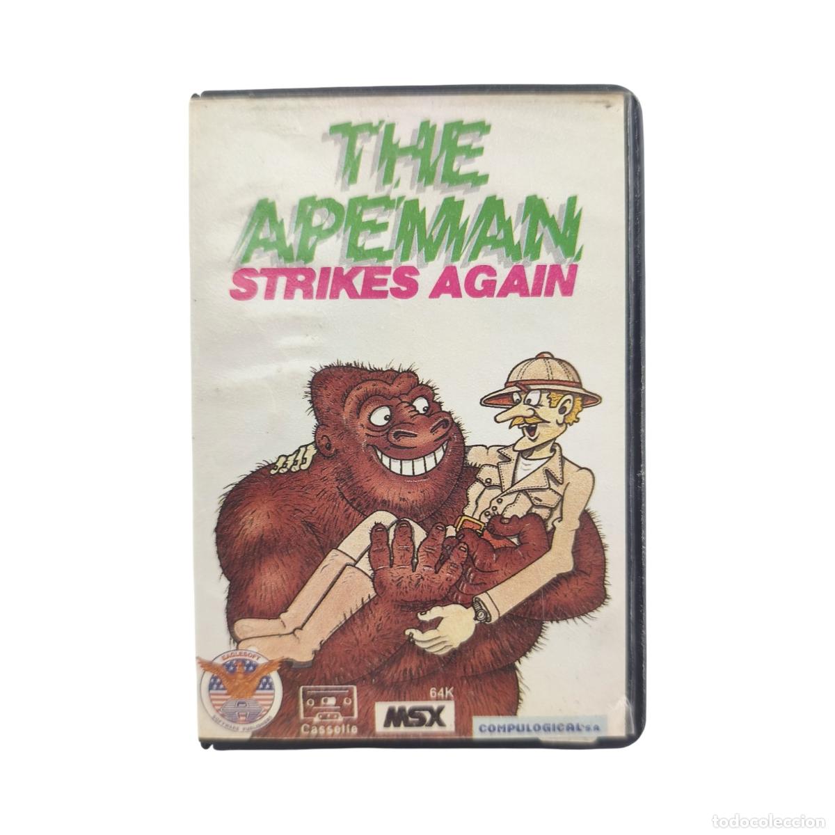 Videojuegos y consolas: Videojuego MSX The Apeman Strikes Again - Compulogical / Aackosoft / Bytebusters (1986) - Cinta y Ca