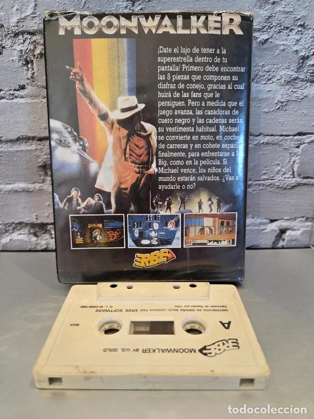 Videojuegos y consolas: Michael Jackson Moonwalker MSX Erbe 1989 - Foto 2