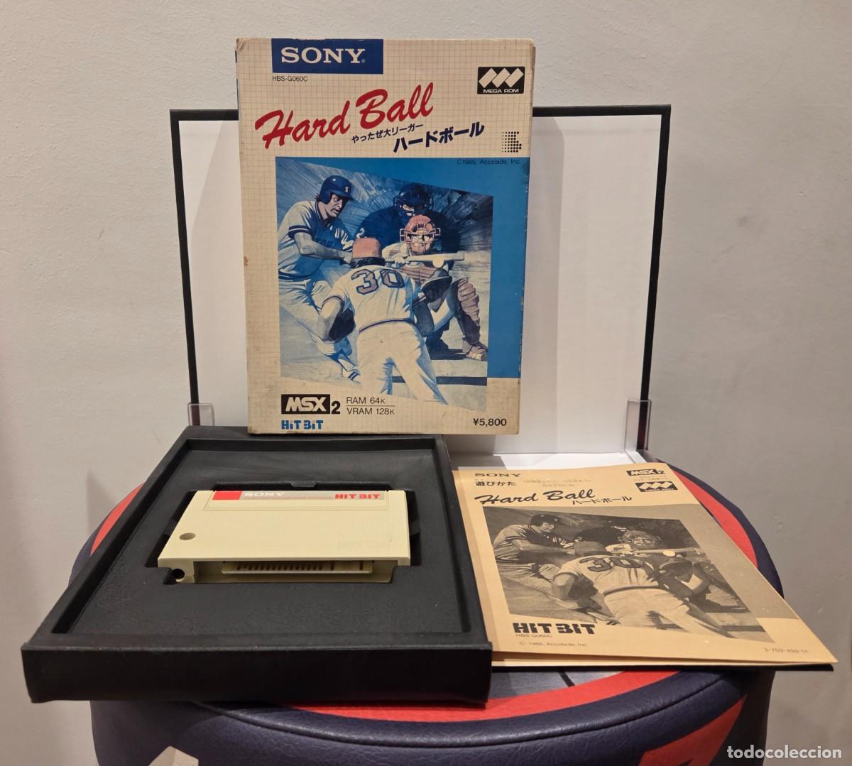 Videojuegos y consolas: Sony Hard Ball &ndash; MSX2 &ndash; Completo