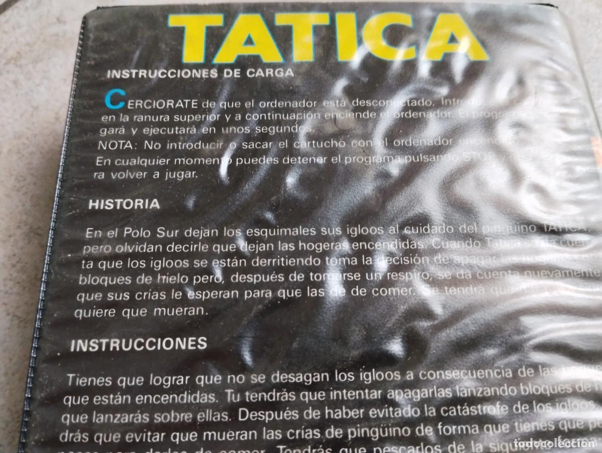 Videojuegos y consolas: TATICA MSX MSX2 PAL-ESPA&Ntilde;A , ORIGINAL 100% - Foto 6