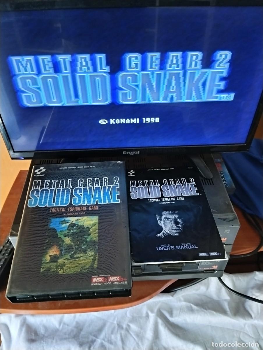 Videojuegos y consolas: METAL GEAR 2 SOLID SNAKE KONAMI MSX MSX2 JAPONES , ORIGINAL 100% - Foto 2
