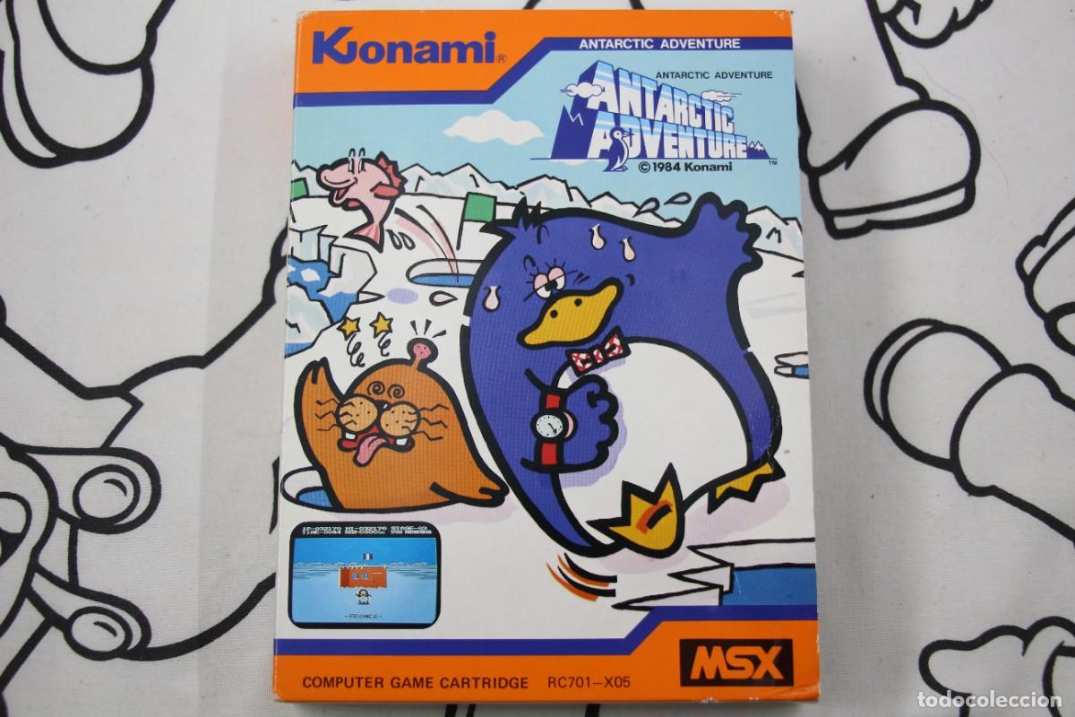 Videojuegos y consolas: MSX KONAMI ANTARTIC ADVENTURE MUY BUEN ESTADO VERSION EUROPEA