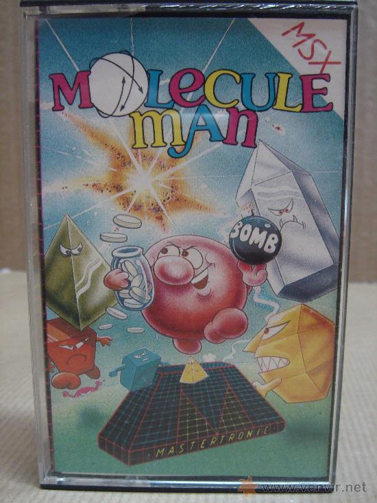 Videojuegos y consolas: VIDEO JUEGO CASETTE MSX MOLECULE MAN CON INSTRUCCIONES - Foto 1