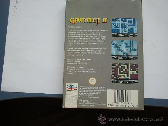 Videojuegos y consolas: juego nintendo nes gauntlet 2 - Foto 2