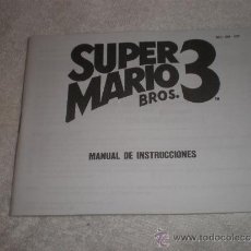 Jeux Vidéo et Consoles: MANUAL DE INSTRUCCIONES EN ESPAÑOL DEL JUEGO SUPER MARIO BROS 3 DE NINTENDO NES. Lote 362254440