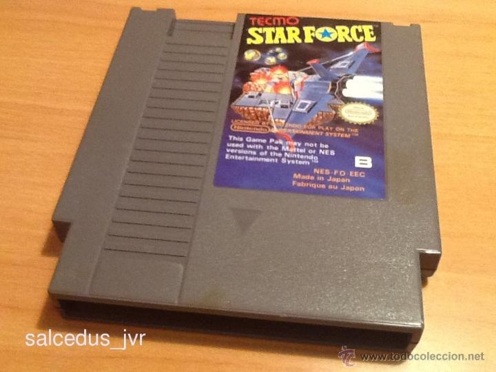 Videojuegos y consolas: Star Force StarForce juego para Nintendo NES PAL Versi&oacute;n Espa&ntilde;ola EEC - Foto 1