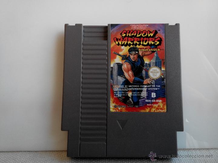 Videojuegos y consolas: juego para la nintendo nes shadow warriors de tecmo - Foto 1