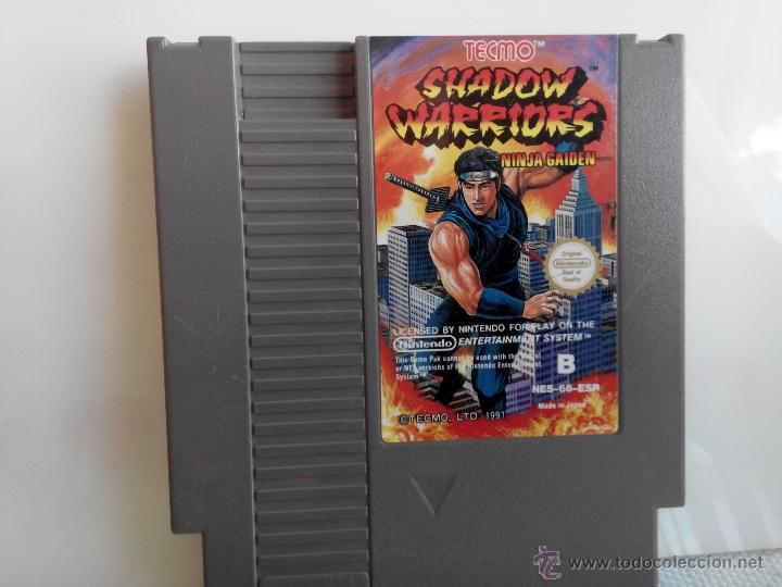 Videojuegos y consolas: juego para la nintendo nes shadow warriors de tecmo - Foto 2