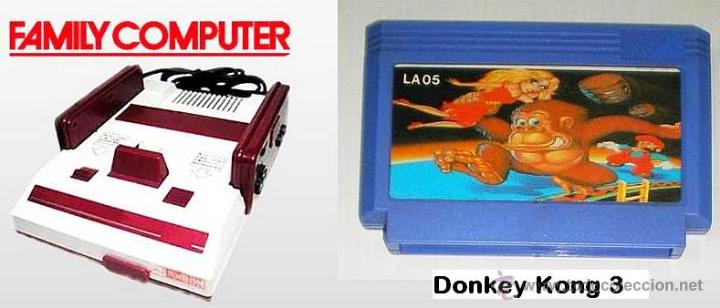 Videojuegos y consolas: Donkey Kong 3 [Nintendo Famicom] LA05 - Foto 1