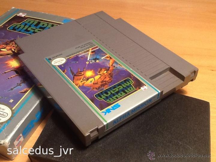 Videojuegos y consolas: Alpha Mission de SNK para Nintendo NES Versi&oacute;n Espa&ntilde;ola - Foto 2