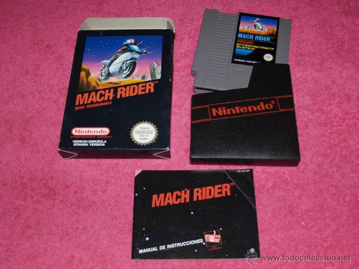 Videojuegos y consolas: NINTENDO NES MATCH RIDER VERSION PAL B ESPA&Ntilde;A - Foto 1