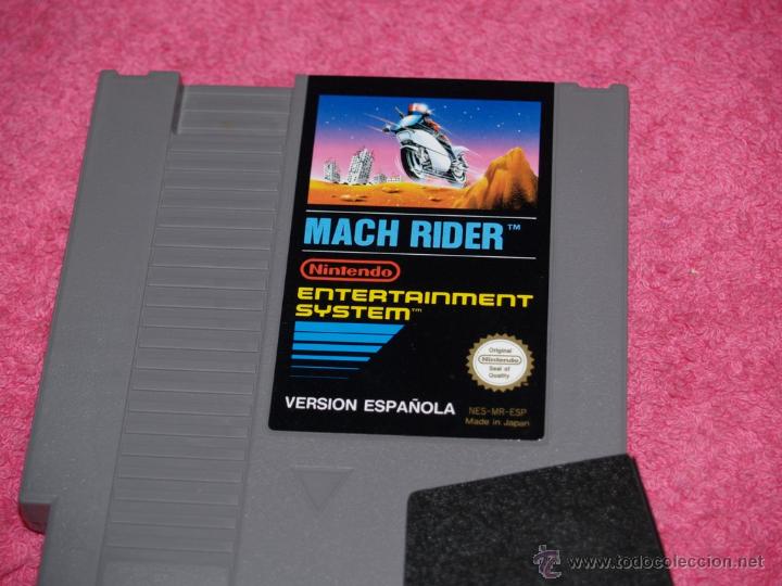 Videojuegos y consolas: NINTENDO NES MATCH RIDER VERSION PAL B ESPA&Ntilde;A - Foto 4
