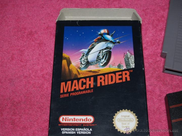 Videojuegos y consolas: NINTENDO NES MATCH RIDER VERSION PAL B ESPA&Ntilde;A - Foto 5