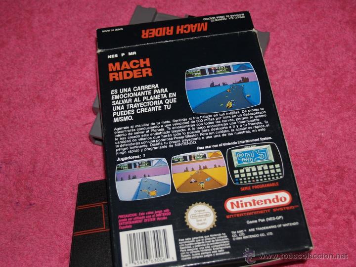 Videojuegos y consolas: NINTENDO NES MATCH RIDER VERSION PAL B ESPA&Ntilde;A - Foto 8