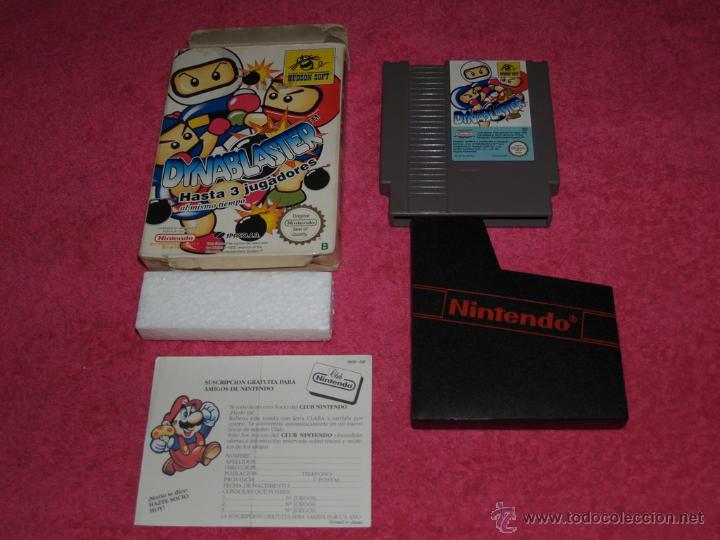 Videojuegos y consolas: NINTENDO NES DYNABLASTER VERSION PAL B ESPA&Ntilde;A - Foto 1