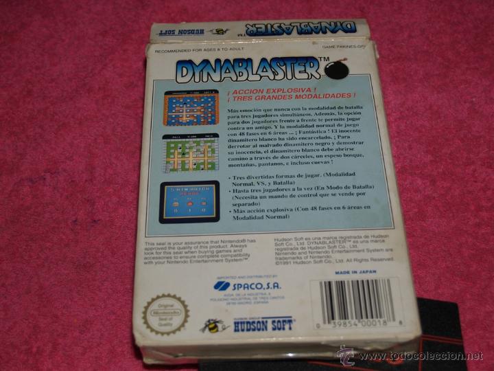 Videojuegos y consolas: NINTENDO NES DYNABLASTER VERSION PAL B ESPA&Ntilde;A - Foto 7