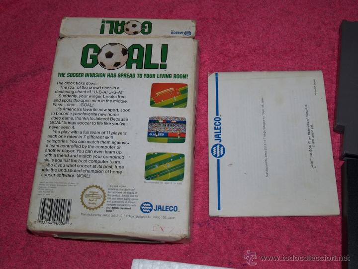 Videojuegos y consolas: NINTENDO NES GOAL! COMPLETO PAL ESPA&Ntilde;A - Foto 3
