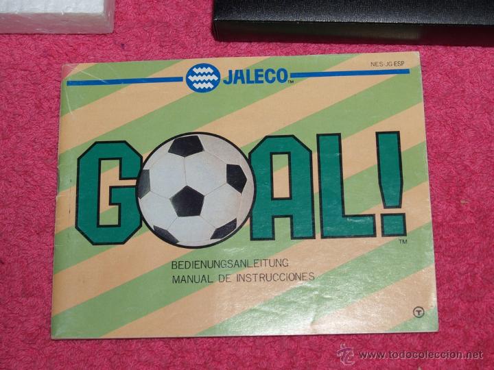 Videojuegos y consolas: NINTENDO NES GOAL! COMPLETO PAL ESPA&Ntilde;A - Foto 4