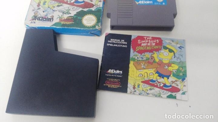 Videojuegos y consolas: juego para la nintendo nes completo los simpsons - Foto 3