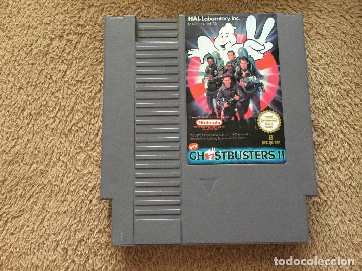 Video Games and Consoles: GHOSTBUSTERS II GHOST BUSTERS 2 CAZAFANTASMAS NES NINTENDO cartucho KREATEN