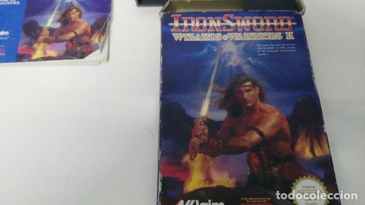 Videojuegos y consolas: JUEGO PARA NINTENDO NES IRON SWORD - Foto 2