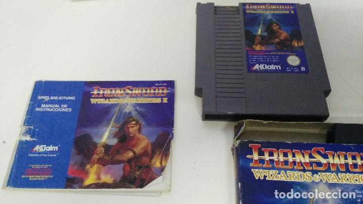 Videojuegos y consolas: JUEGO PARA NINTENDO NES IRON SWORD - Foto 3