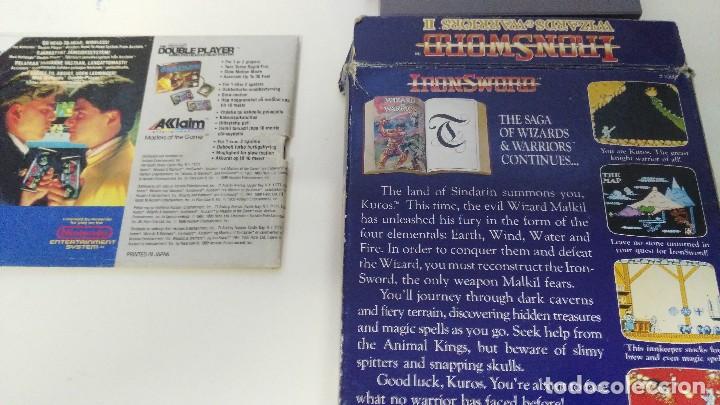Videojuegos y consolas: JUEGO PARA NINTENDO NES IRON SWORD - Foto 5
