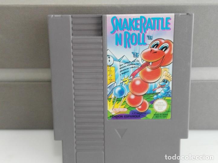 Videojuegos y consolas: juego para nintendo nes snakerattle n roll - Foto 1