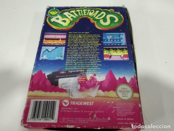 Videojuegos y consolas: JUEGO PARA NINTENDO NES EN CAJA BATTLETOADS - Foto 2