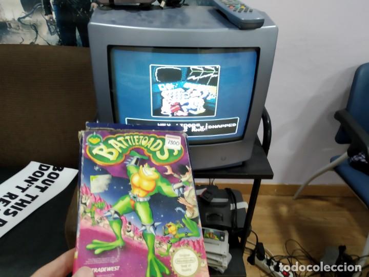 Videojuegos y consolas: JUEGO PARA NINTENDO NES EN CAJA BATTLETOADS - Foto 3