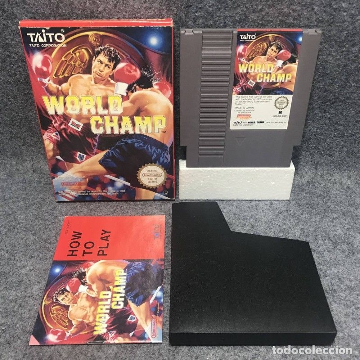 Videojuegos y consolas: WORLD CHAMP NINTENDO NES - Foto 1