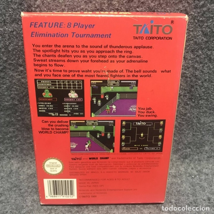 Videojuegos y consolas: WORLD CHAMP NINTENDO NES - Foto 2