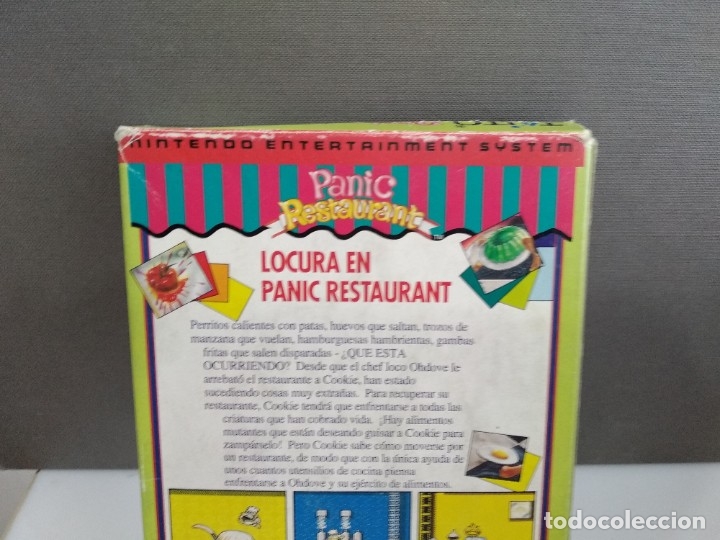 Videojuegos y consolas: juego para nintendo nes panic restaurant  en caja - Foto 4
