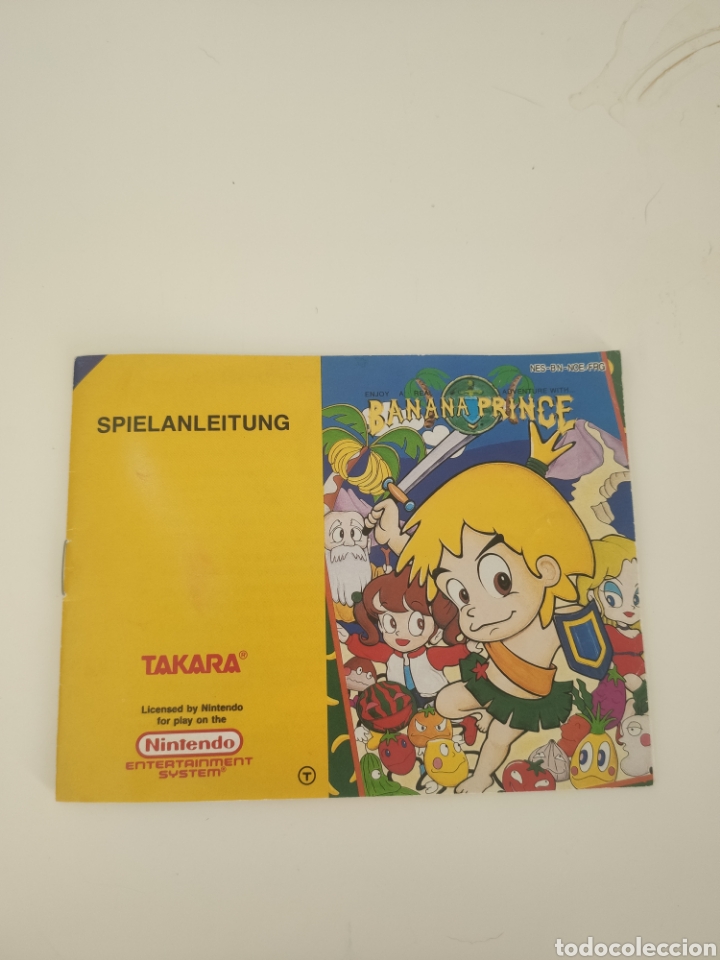 Videojuegos y consolas: Manual Banana Prince nes - Foto 1